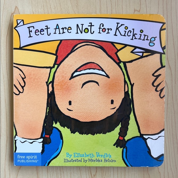 Feet Are Not For Kicking Playful Children's Book with Illustrations - Picture 1 of 3